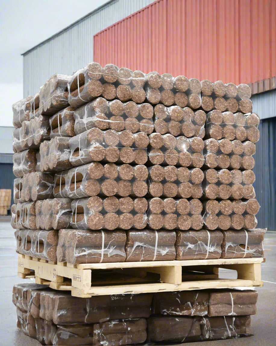 Espenholzbriketts Palette mit 78 Packungen