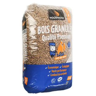 Woodstock Holzpellet-Palette mit 66 Säcken à 15 kg Pellets
